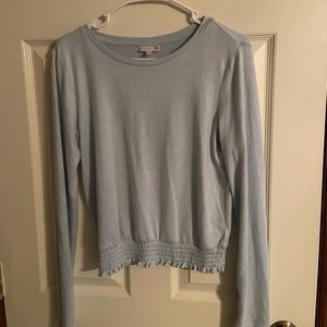 Blue long sleeve shirt